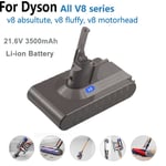 3500mah Replacement Battery For Dyson All V8 Series Absolute Animal Fluffy Fast