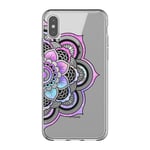 Coque Iphone XR mandala 1 rose pastel