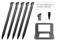 5 x Black Plastic Replacement Pen Stylus for Nintendo - ̗̀new ̖́ 3DS XL/LL 2015+