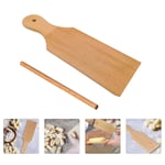 Wooden Rolling Pins Gnocchi Paddle Board Pasta Plate Roller