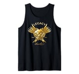 Bruce Lee Legacy Gold Dragon Face Tank Top