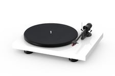 Pro-Ject Debut Carbon Evo Turntable with Ortofon 2M Red Cartridge - High Gloss White