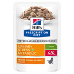 Hill's Prescription Diet c/d Multicare Stress + Metabolic Chicken - 12 x 85 g