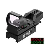 Feyachi Visée Point Rouge Viser Airsoft 4 Réticule 5 Luminosité Réglages Viseur Point Rouge Compatible avec Picatinny 20 mm/22 mm