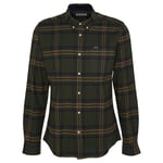 Barbour 0Portdown Tailored Checked Shirt - Olive ** XL