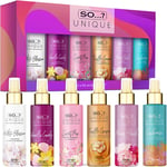 So…? Unique Grande Womens Mini Mist Gift Set, Body Mist Fragrance Spray 6x50ml