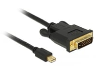 DELOCK – Cable mini DisplayPort 1.1 male > DVI 24+1 male 2 m (83989)