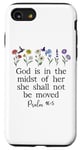 Coque pour iPhone SE (2020) / 7 / 8 God is in the Midst of Her She Will Not Be Moved Psalm 46:5