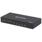 MANHATTAN AV HDMI 2.0 splitter 1x4 4K*2K UHD 60Hz HRD AC power