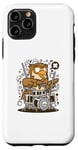 Coque pour iPhone 11 Pro batteur de hibou drôle