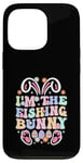 Coque pour iPhone 13 Pro Thème de Pâques I'm the Fishing Bunny