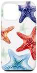 Coque pour iPhone 12 Pro Max Colorful Starfish Pattern - Ocean Life Beach Themed Design