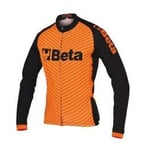 Jersey De Vélo Beta Schwarz/Orange M.