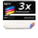 3x Eurotone Pro Toner XXL for OKI MC-862-CDXN MC-861-DN MC-862-CDTN MC-862-DN