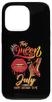 iPhone 13 Pro Womens This QUEEN Was Born In July Happy Birthday Case