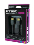 Icy Box Ib-Hd102 - Cable Hdmi 2 Metres