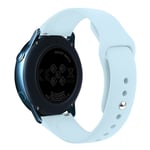 Samsung Galaxy Watch Active 20mm kestävä ranneke - Vauvasininen Tummansininen