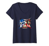 Womens Sonic the Hedgehog, Sonic X Shadow Generations - Crossing V-Neck T-Shirt