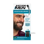 Just For Men Dark Brown Black Moustache and Beard M-45 M45- GENUINE