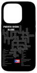 iPhone 14 Pro Puerto Rican Slang Crossword Puzzle Fun Case