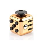 1 st. Guld Anti-Stress Fidget Leksak Kub Anti Stress Leksak Decompressio