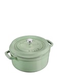 STAUB Gryta 26 Cm, Støbejern, Salvia Grön Grön