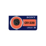 Batteri Sony Knappcellebatteri 1 Stk. CR1220 - Unisex - Lithium