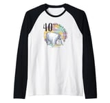 Disney Winnie The Pooh Birthday Eeyore Fortieth Birthday Manche Raglan