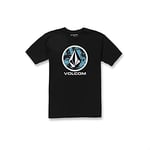 Volcom Men's Crisp Stone Short Sleeve Tee T-Shirt, Black, XXL