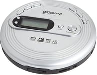 groov-e RETRO Radio CD Player - Personal FM Radio with CD-R, CD-RW, & MP3 Music