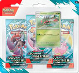 Scarlet & Violet Journey Together Yanmega 3P Blister Pack - Kortspill fra Outland