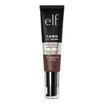 e.l.f. Camo CC Cream | Fond de teint à couverture complète avec SPF 30 | Riche 640 W | 30 g