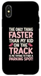 Coque pour iPhone X/XS Track And Field Mom Running Track Mother Women