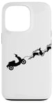 Coque pour iPhone 13 Pro Retro Scooter Club Vacances Renne Gear Head Scoot Life