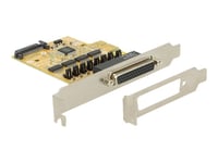 Delock Pci Express Card > 4 X Serial With Voltage Supply - Seriell Adapter - Pcie 2.0 - Rs-232 X 4