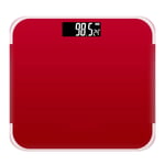 HSTD Weight Scale, Household Multifunctional Weight Scale, Adult Precision Electronic Scale, LED Display, Backlight Display, Ultra-thin Design, Classic Red