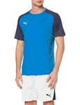 PUMA Cup Sideline Tee Core Tee - Electric Blue Lemonade-Peacoat, Large