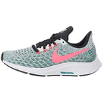 Nike Homme Air Zoom Pegasus 35 (GS) Chaussures de Running Compétition, Multicolore (Barely Grey/Hot Punch/Geode Teal/Black 004), 36.5 EU