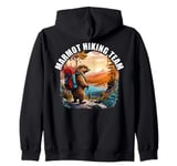 Camping Adventure Nature Marmot Hiking Mountains Zip Hoodie