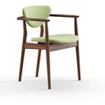 House of Finn Juhl - 109 Chair, Walnut, Cat. 3 Watercolour, Fresh Sage - Spisestoler - Finn Juhl - Tre farget - Tre/Tekstilmateriale