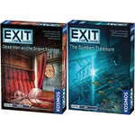Thames & Kosmos EXIT: Dead Man on the Orient Express - Escape Room Game - 1 to 4 Players - 12 and up & EXIT: The Sunken Treasure - Level: 2/5 - Unique Escape Room Game - 1-4 Players