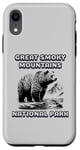 Coque pour iPhone XR Vacances avec des ours dans le parc national des Great Smoky Mountains