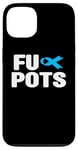 Coque pour iPhone 13 T-shirt bleu clair de sensibilisation aux POTS - FU POTS Awareness