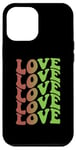 iPhone 14 Plus Repeated Word Christmas, Love Case