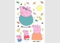 65x42.5 cm Wall & Furniture STICKERS set Peppa Pig's family decals