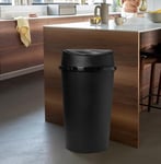 SR ENTERPRISES 60L ALL BLACK TOUCH TOP BIN/DUSTBIN/RUBBISH BIN/KITCHEN/HOME/PLAS