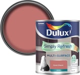 Dulux Simply Refresh Multi Surface Eggshell Paint Coral Charm - 750ml