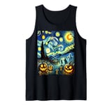 Starry Night And Halloween Starry Night And Halloween Tank Top