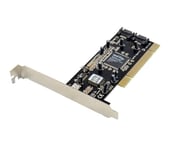 Carte PCI vers SATA, 1 Port eSATA, 2 ports SATA, adaptateur raid, Image en silicium SIL3112 100% Nipseyteko