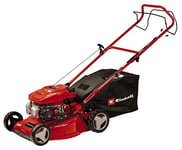 Einhell Tondeuse à gazon thermique GC-PM 46/5 S (146cc, surfaces jusqu’à 1 400 m², Largeur de coupe 46 cm)